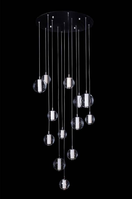 Люстра каскадная LEON Aurore LE7703/13 Chrome