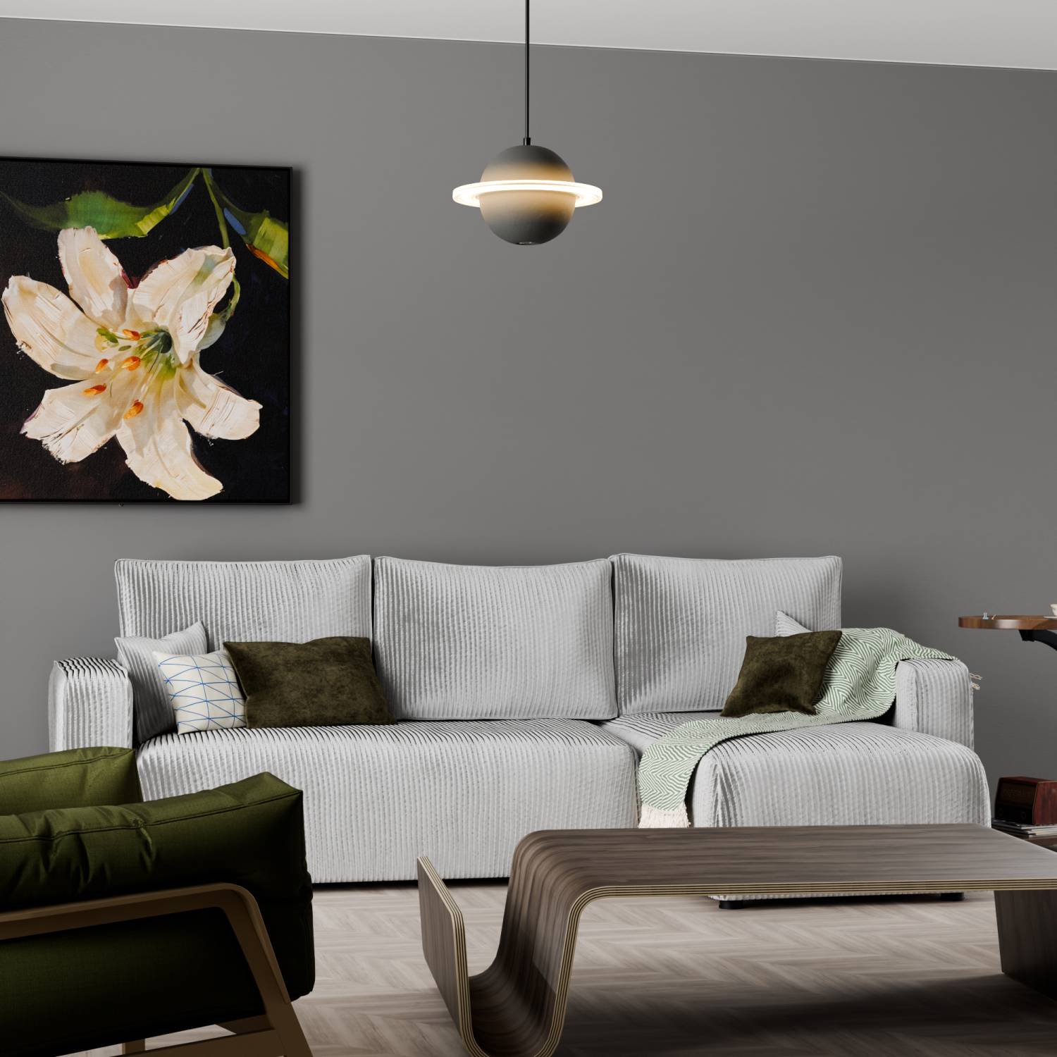 Светильник подвесной LIGHTERA Albury LE141L-20GY