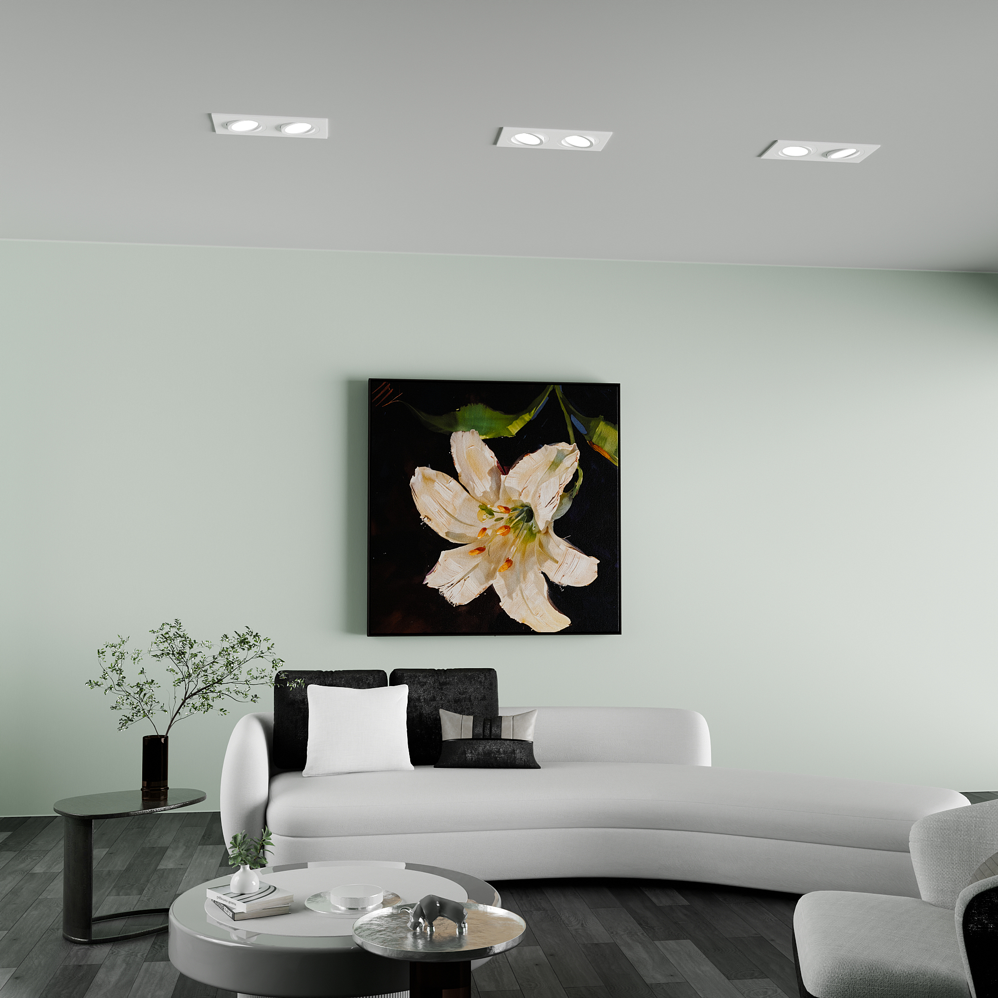 Встраиваемый светильник LIGHTERA Moon LE204RL-2W