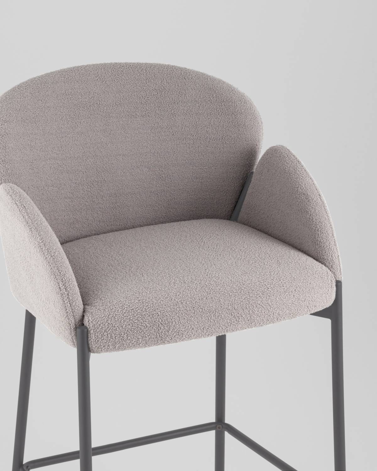 Полубарный стул Stool Group BC-87 3018-15 grey legs DUAL