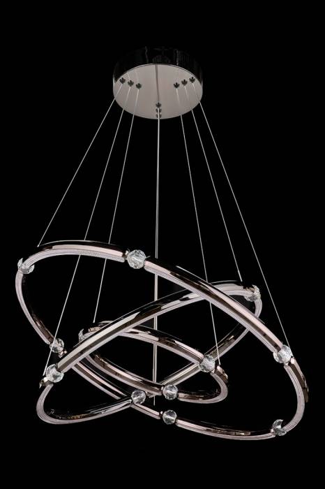 Подвесная люстра LEON Ani LE7710/800-3K Black/Chrome