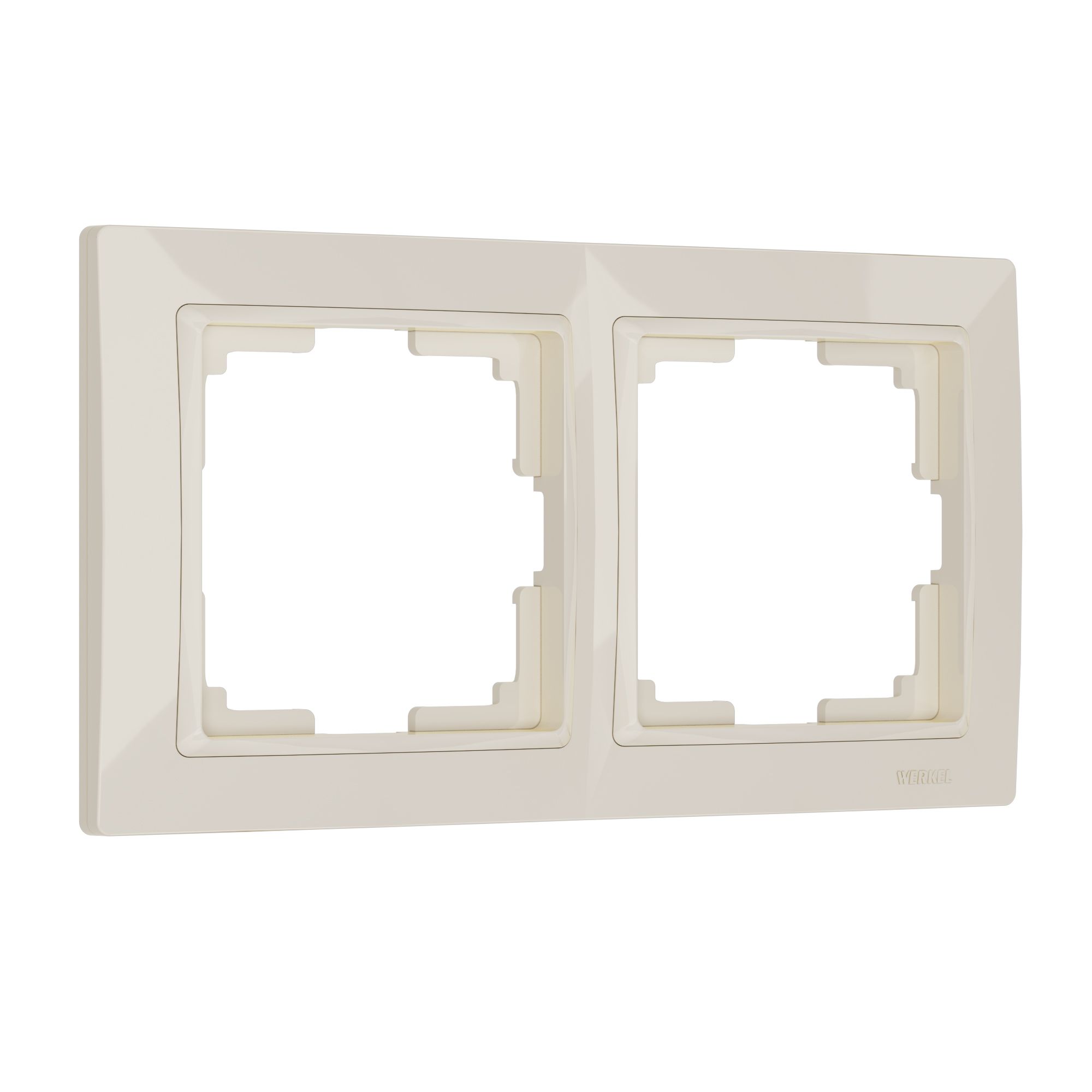 Рамка Werkel W0022003/ Рамка на 2 поста Snabb basic (слоновая кость) Рамка Werkel W0022003/ Рамка на 2 поста Snabb basic (слоновая кость)