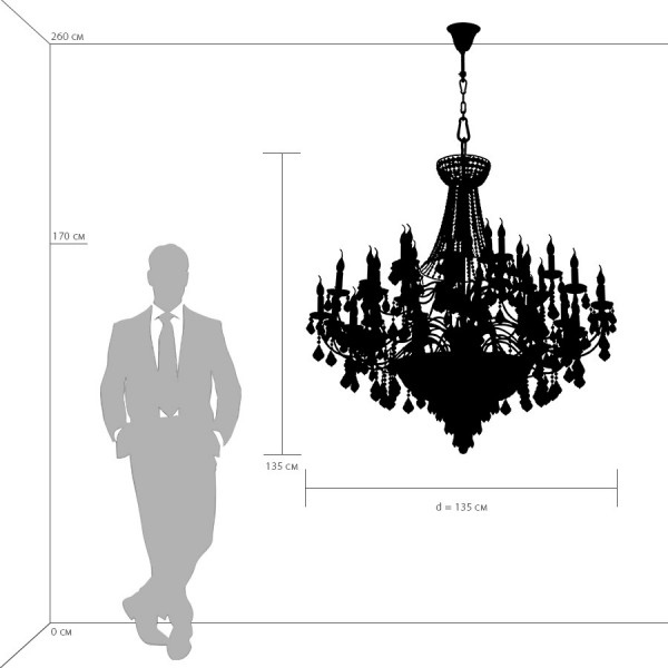 Подвесная хрустальная люстра Classic Osgona 700514 Подвесная хрустальная люстра Classic Osgona 700514