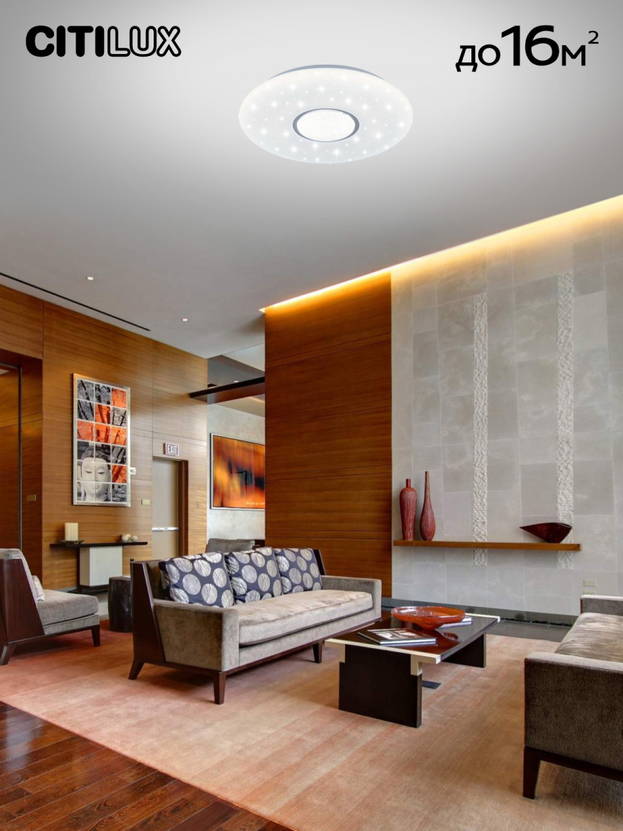 Светильник потолочный Citilux Санта CL723480G