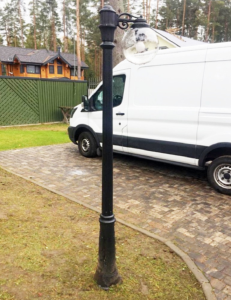 Столб фонарный уличный Fumagalli Globe 250 G25.156.S10.AXF1R