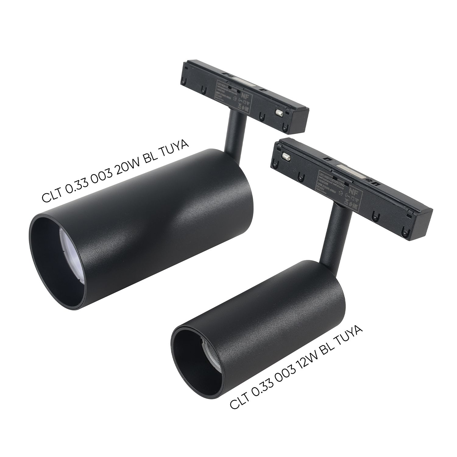 Трековый светильник Crystal Lux Space smart home CLT 0.33 003 12W BL TUYA