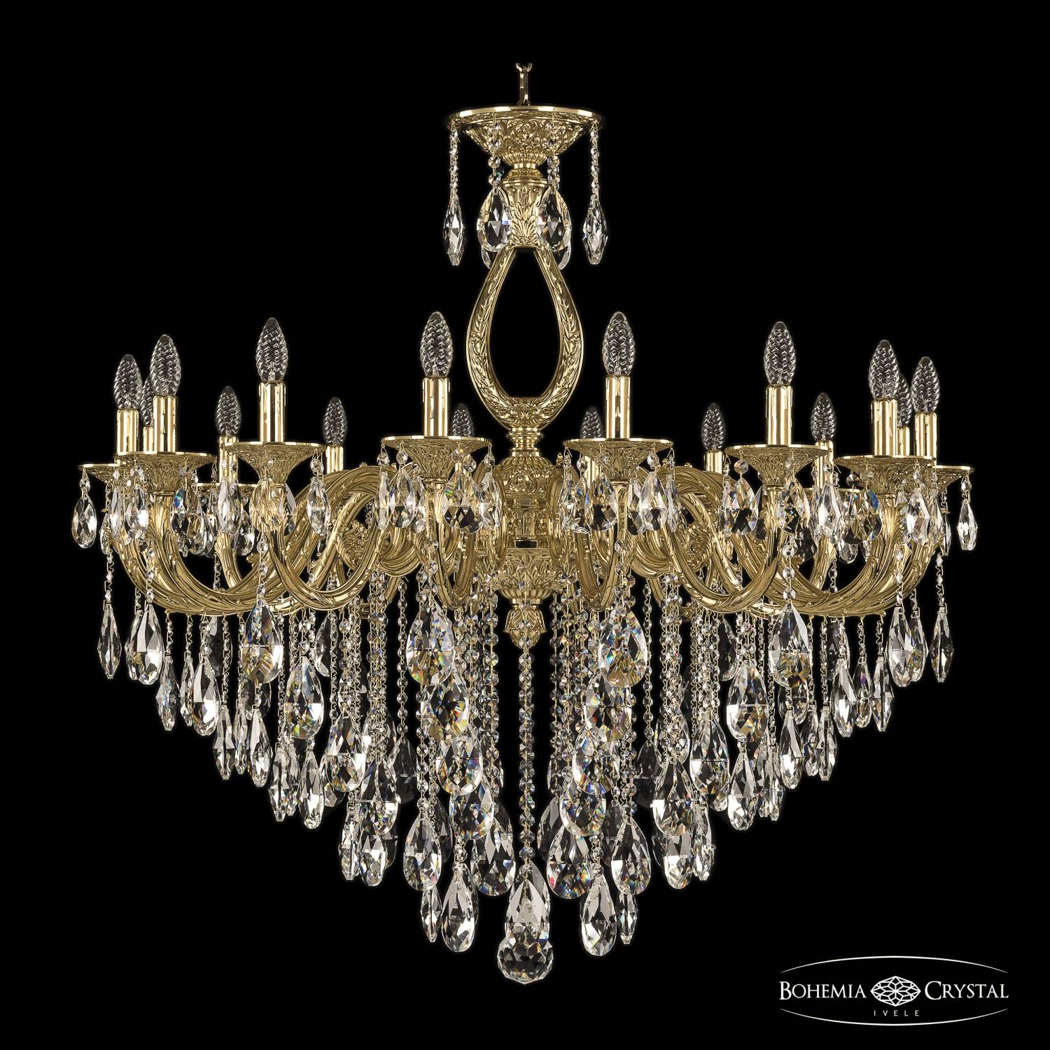 Подвесная люстра Bohemia 7101 71301/16/360 B G