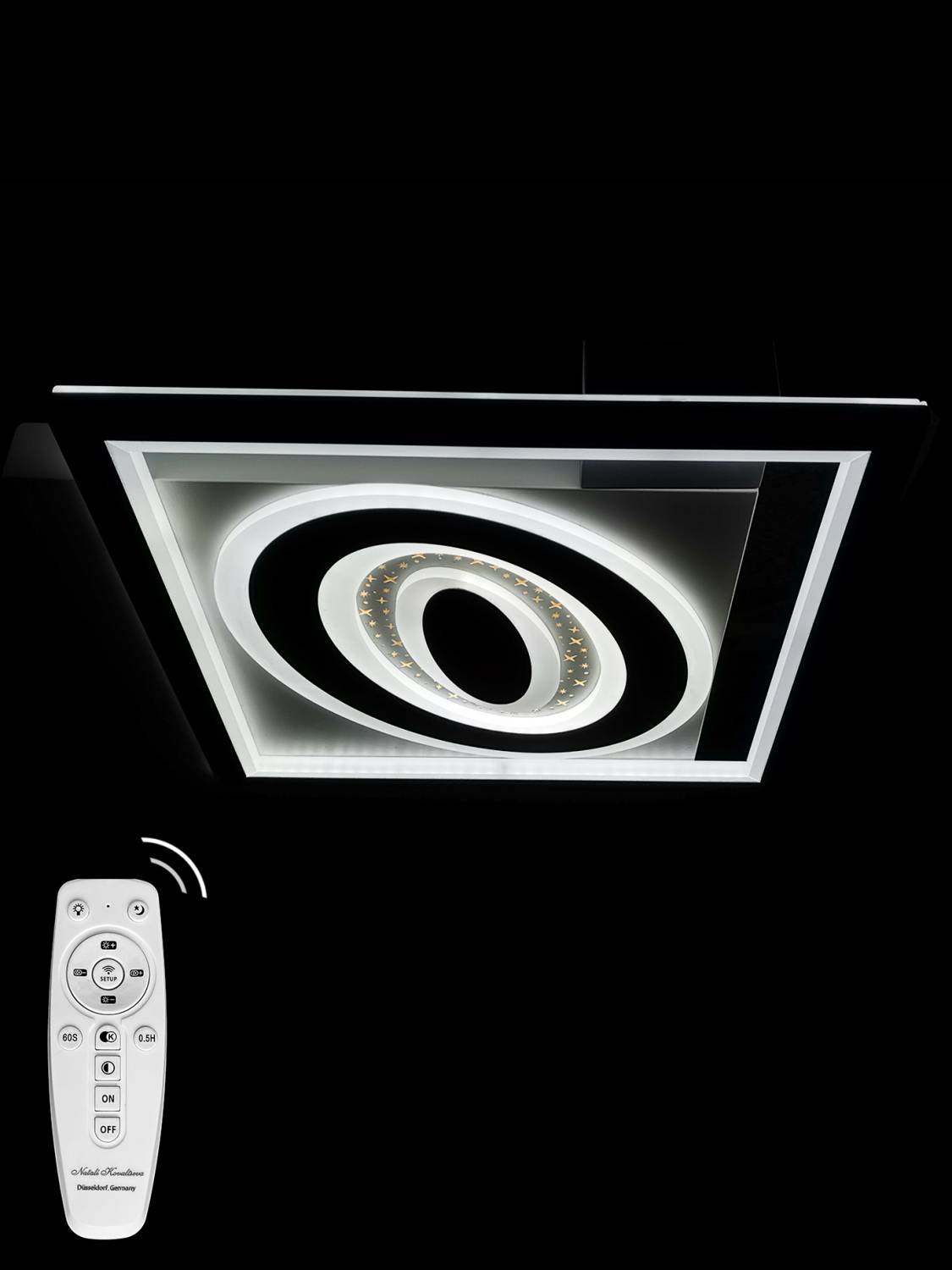 Потолочная светодиодная люстра LED Natali Kovaltseva 81036/6C