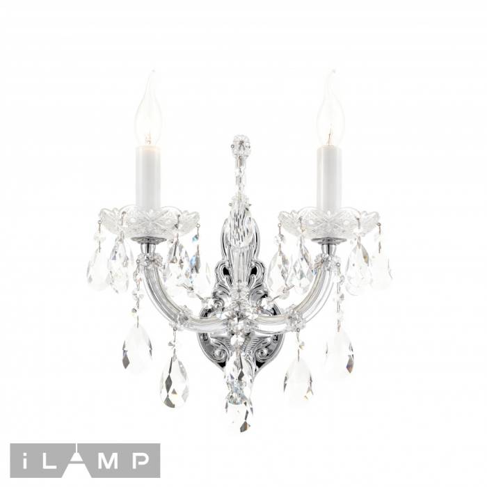 Настенное бра iLamp Diamond W6071-2 CR+CL