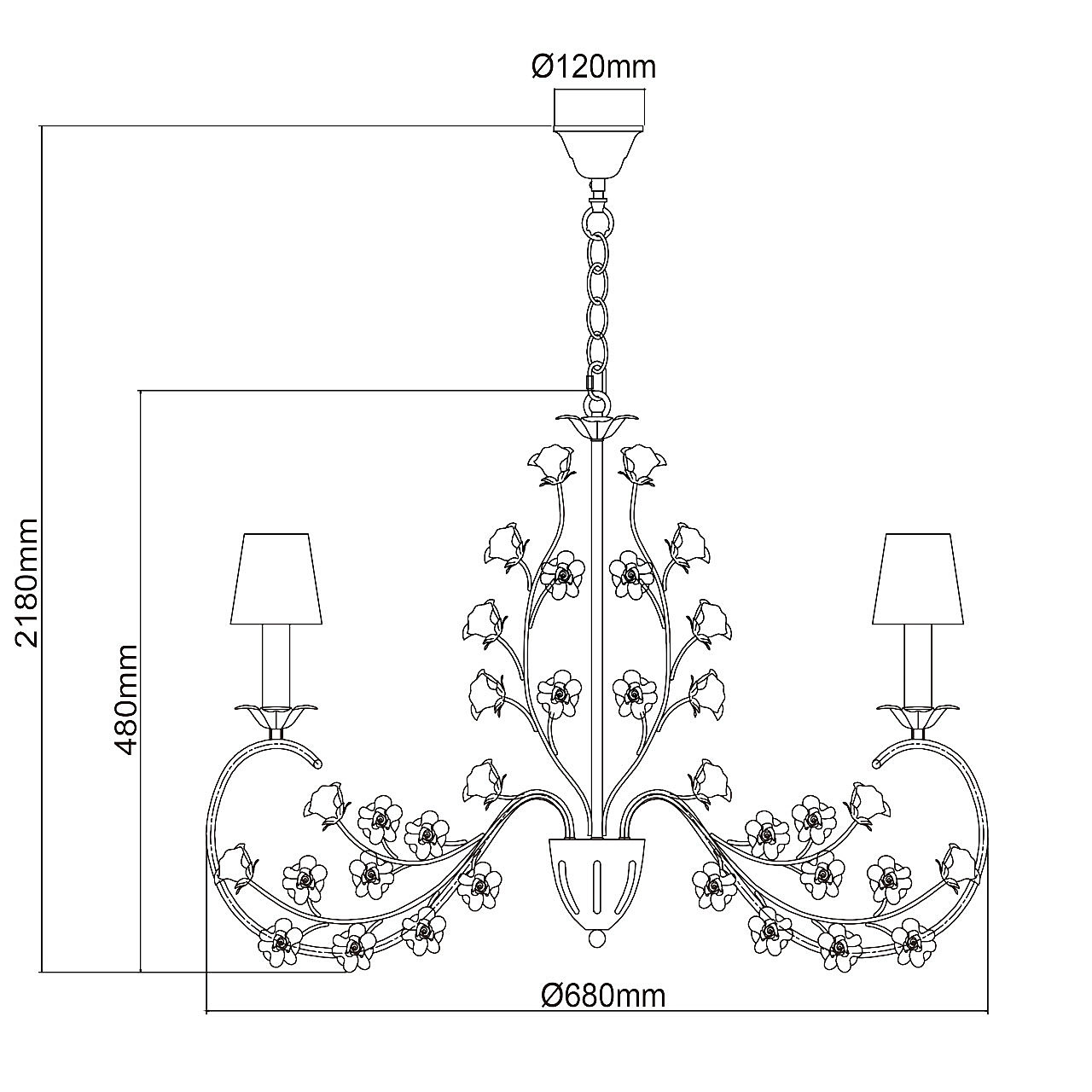 Подвесная люстра Chiaro Сицилия 282011905