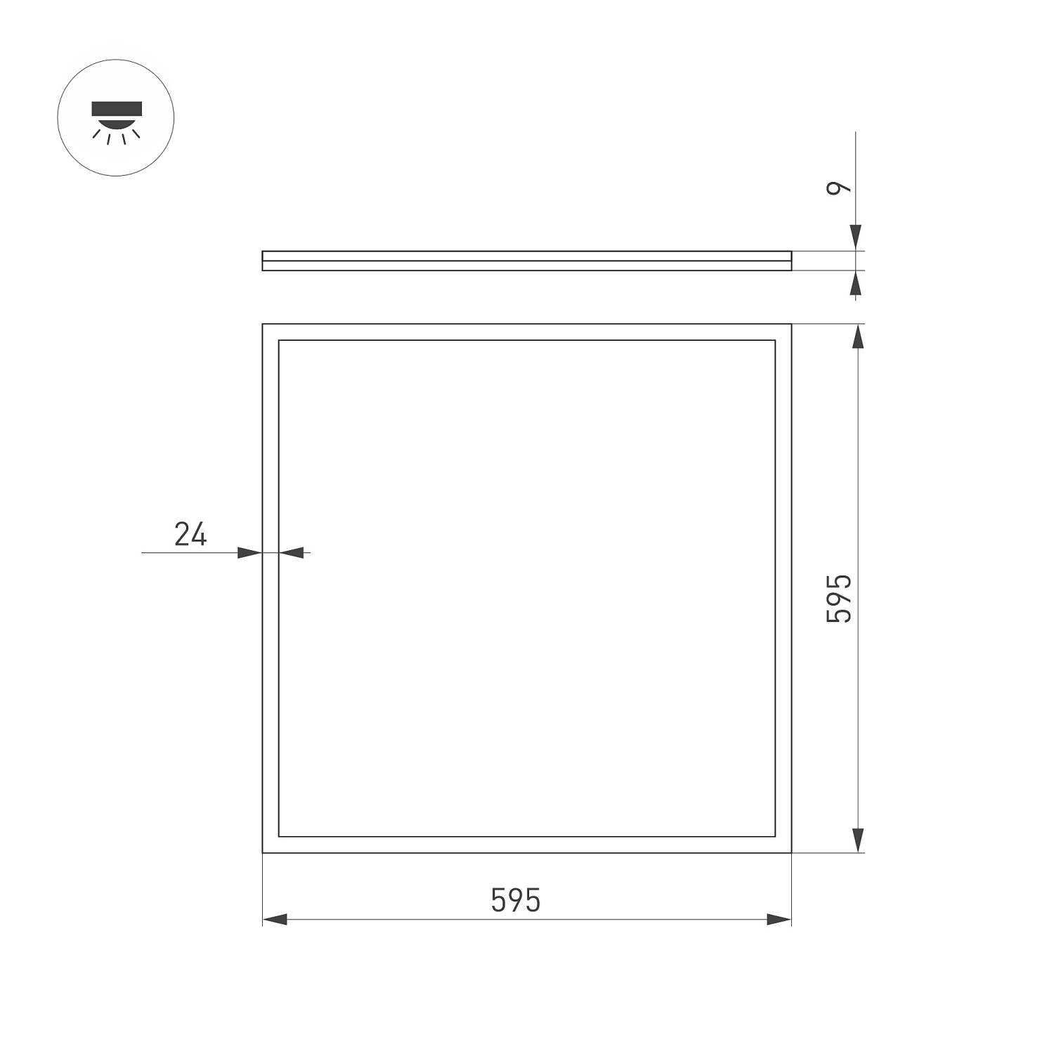 Светильник армстронг Arlight Intenso 038429