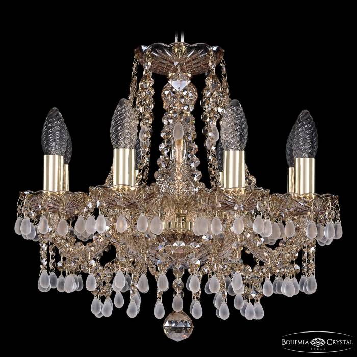 Подвесная хрустальная люстра 1410 Bohemia 1410/8/141 G V0300 M721