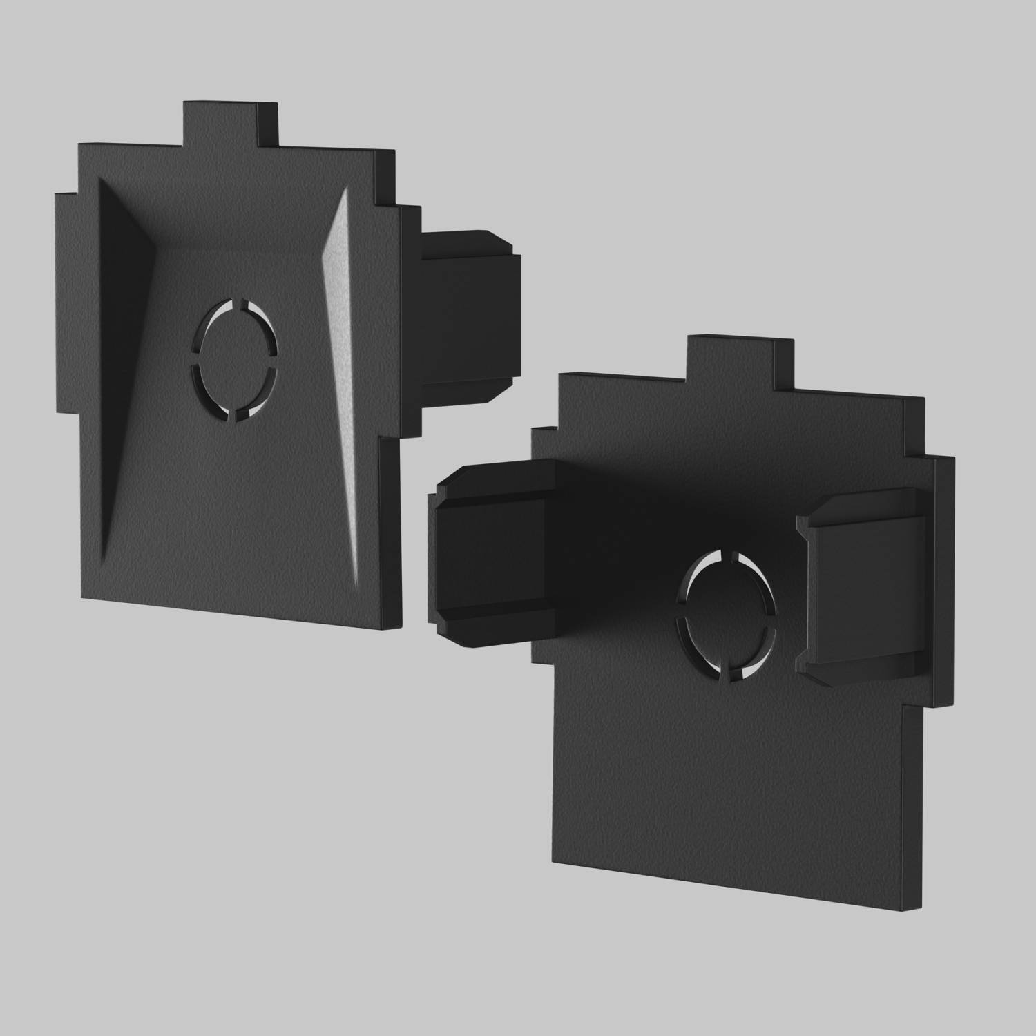 Комплект заглушек к встраиваемому шинопроводу Radity 2шт Maytoni Accessories for tracks Radity TRA084EC-12B Комплект заглушек к встраиваемому шинопроводу Radity 2шт Maytoni Accessories for tracks Radity TRA084EC-12B