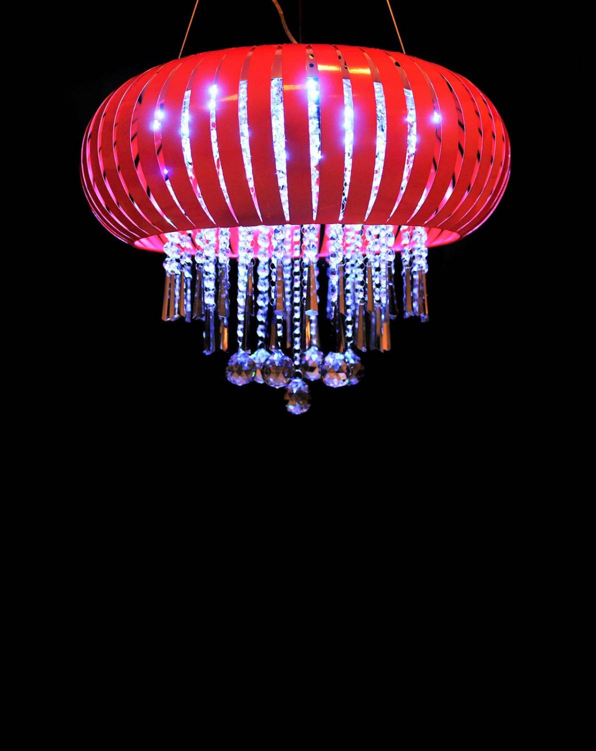 Подвесная хрустальная люстра Armada Lumina Deco LDP 878 RD