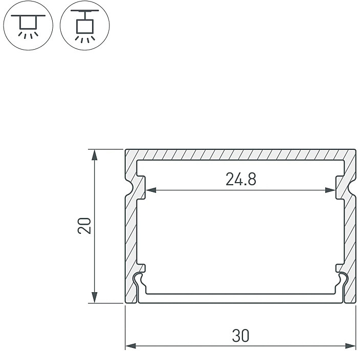 Профиль Arlight Arh-Line 046962