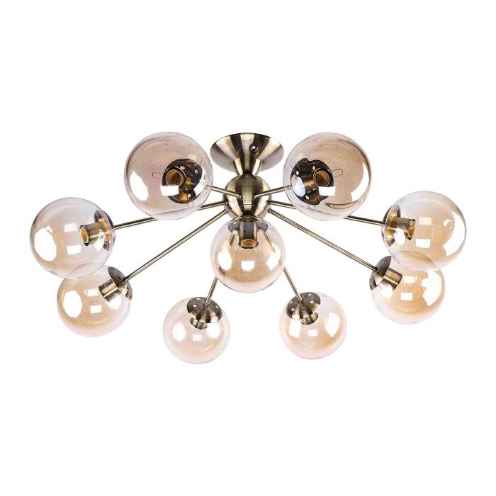 Потолочная люстра ЭкономСвет 20905 20905/9AB AMB