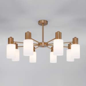 Потолочная люстра Eurosvet Vegga 70160/8 латунь Smart