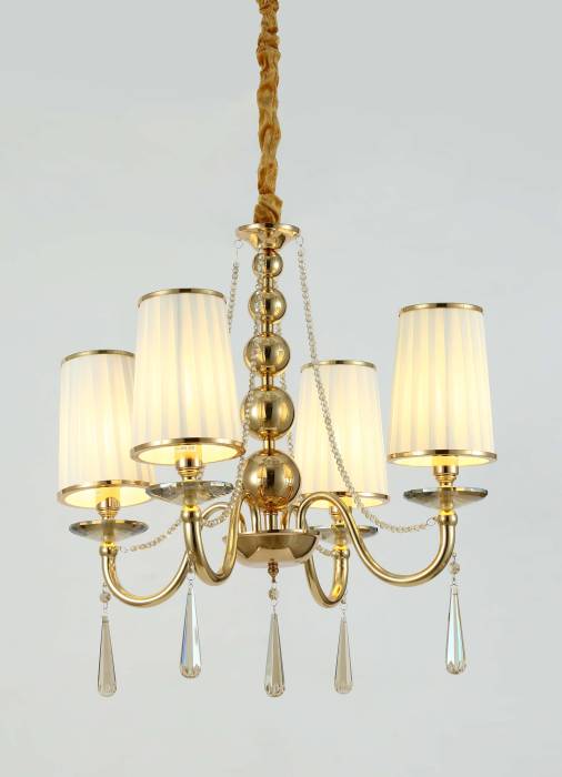 Подвесная люстра Lumina Deco Fabione LDP 1200-4 F.GD