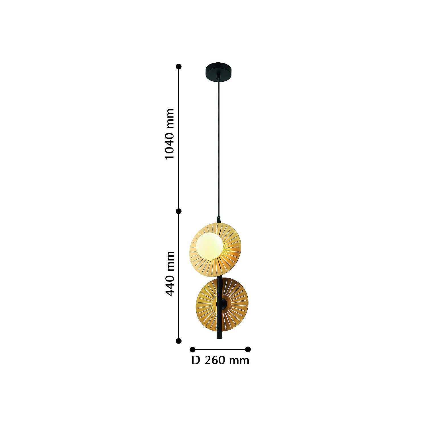 Светильник подвесной Favourite Sonnenblume 2356-2P