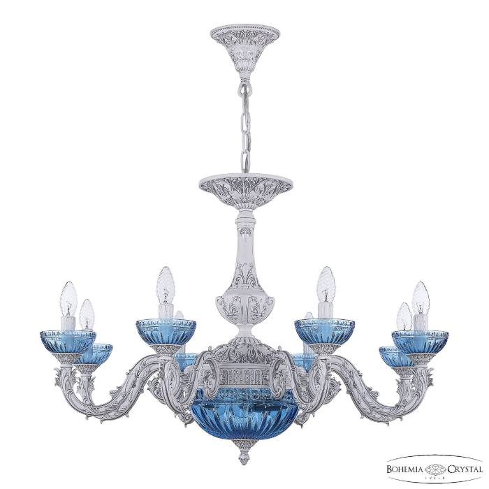Подвесная люстра Bohemia AL7901 AL79101P/8/250 WMN P Aquamarine/M-1G