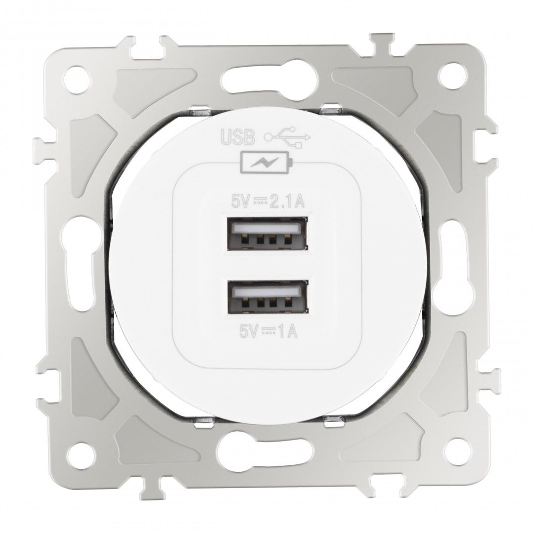 Розетка Arte Milano Am-202 202.46-1.white