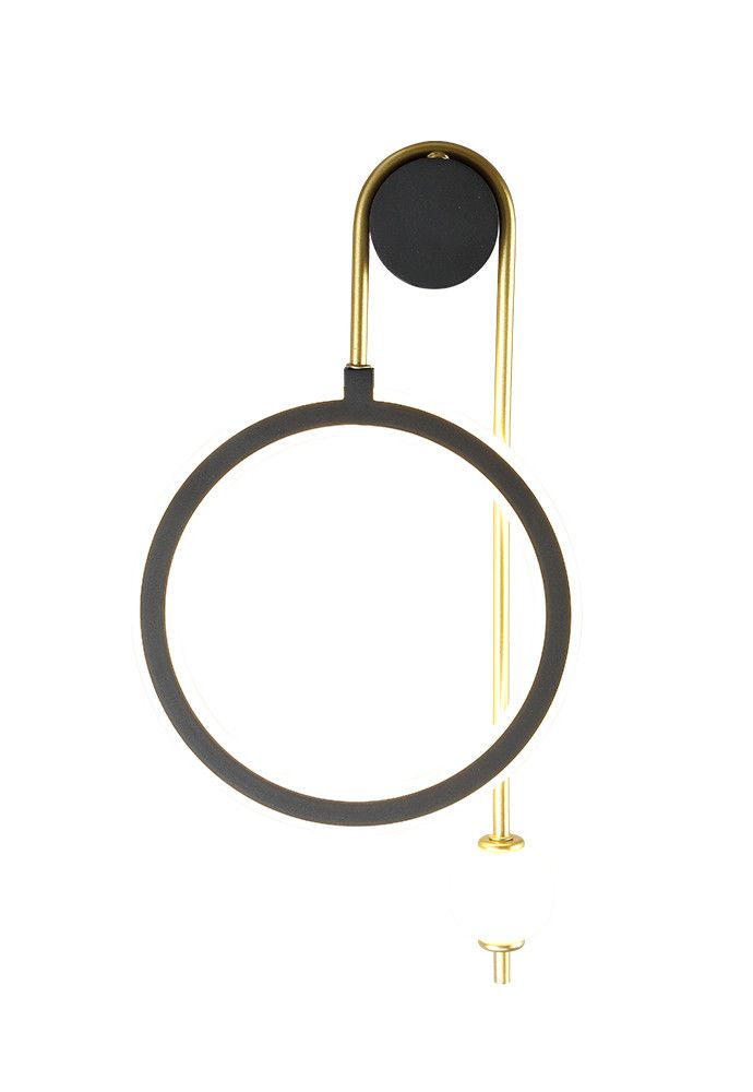 Настенное бра Crystal Lux Corida CORIDA AP25W LED BLACK/GOLD