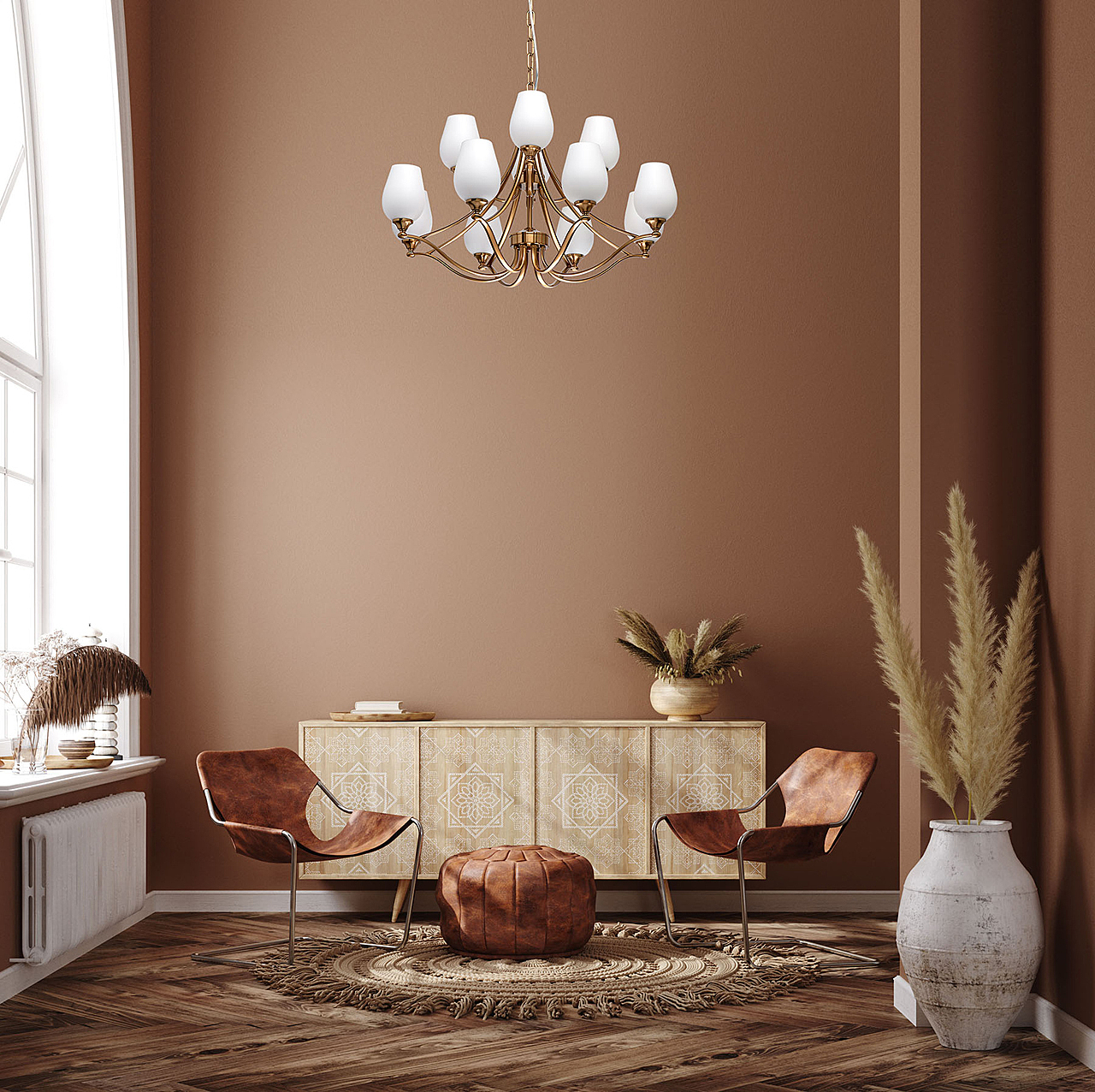 Люстра многоярусная Палермо 386016812 Chiaro