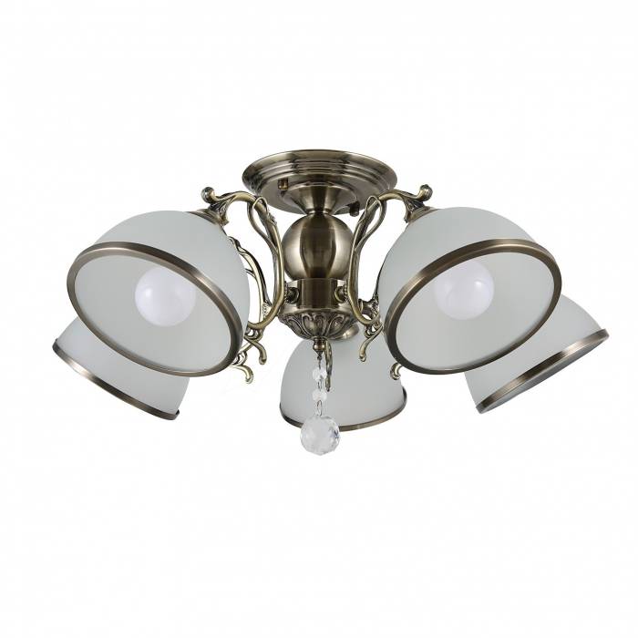 Потолочная люстра ЭкономСвет 28066 28066/5AB WT