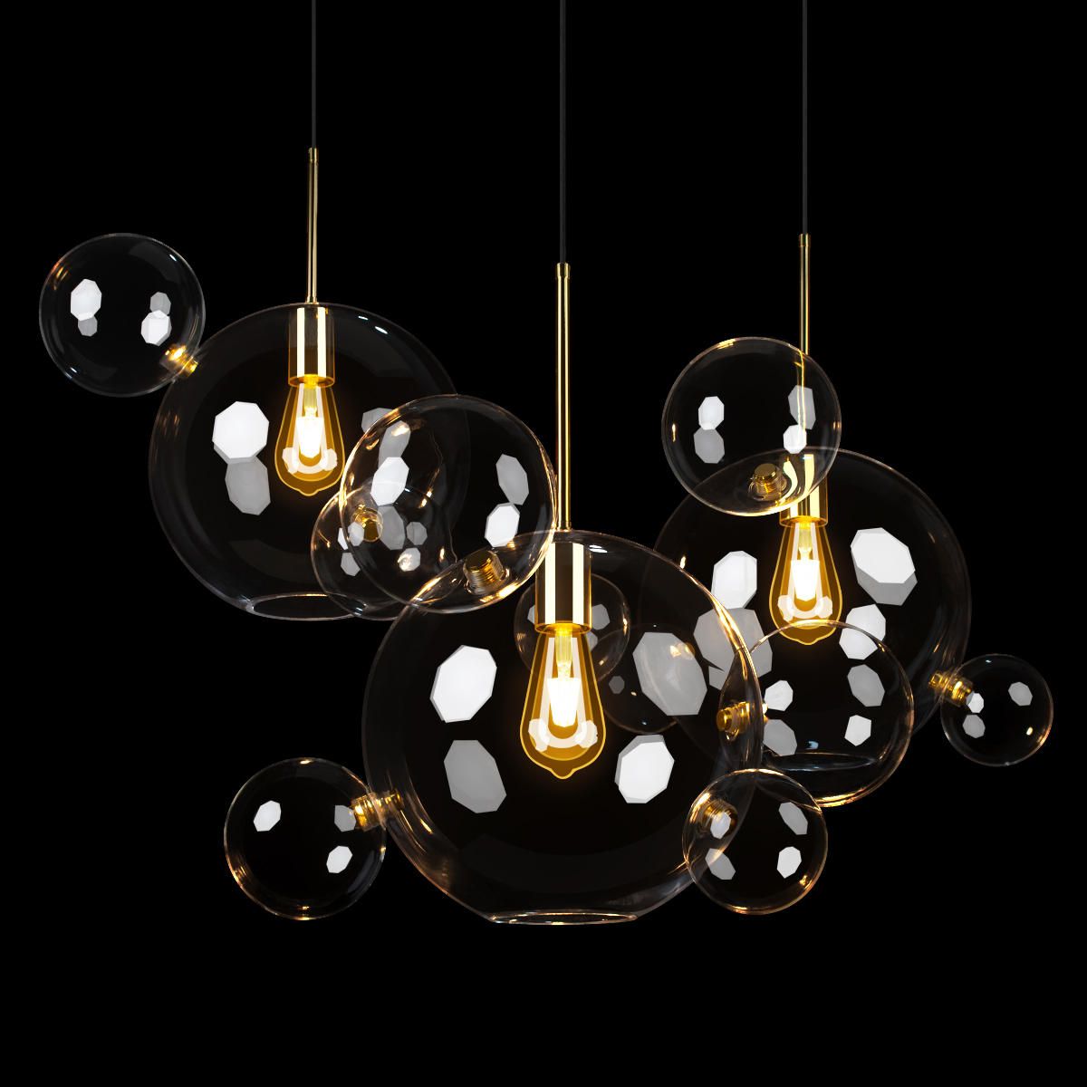 Светильник подвесной Loft It Bolle 2034-S3 Светильник подвесной Loft It Bolle 2034-S3