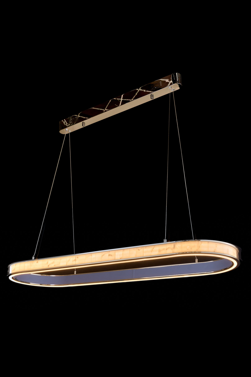 Подвесная люстра LEON Christine LE7702/1050L Black Chrome