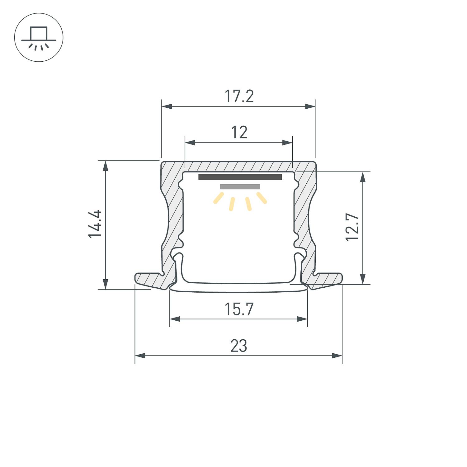 Профиль Arlight Arh-Line 044265(1)