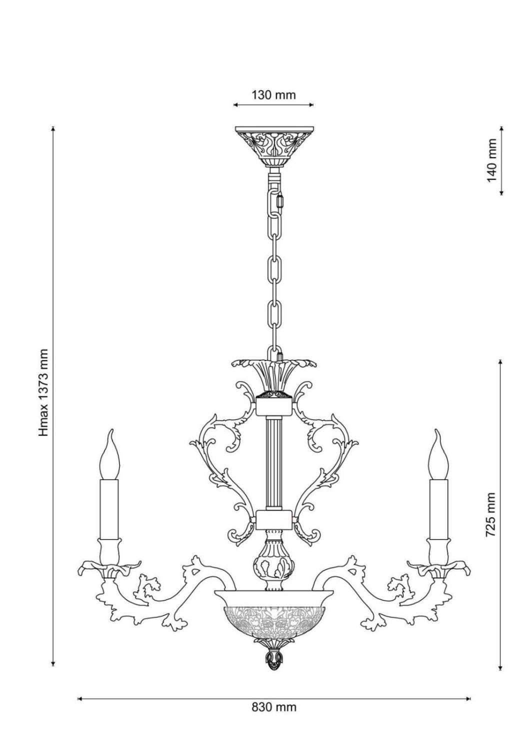 Люстра многоярусная Firrnze FIRENZE 1780.15.3 antique gold Lucia Tucci