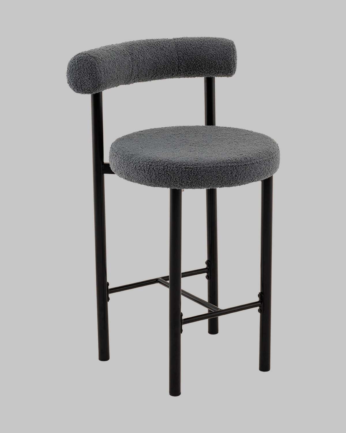 Полубарный стул Stool Group vd-plb-floreo-fl-grey