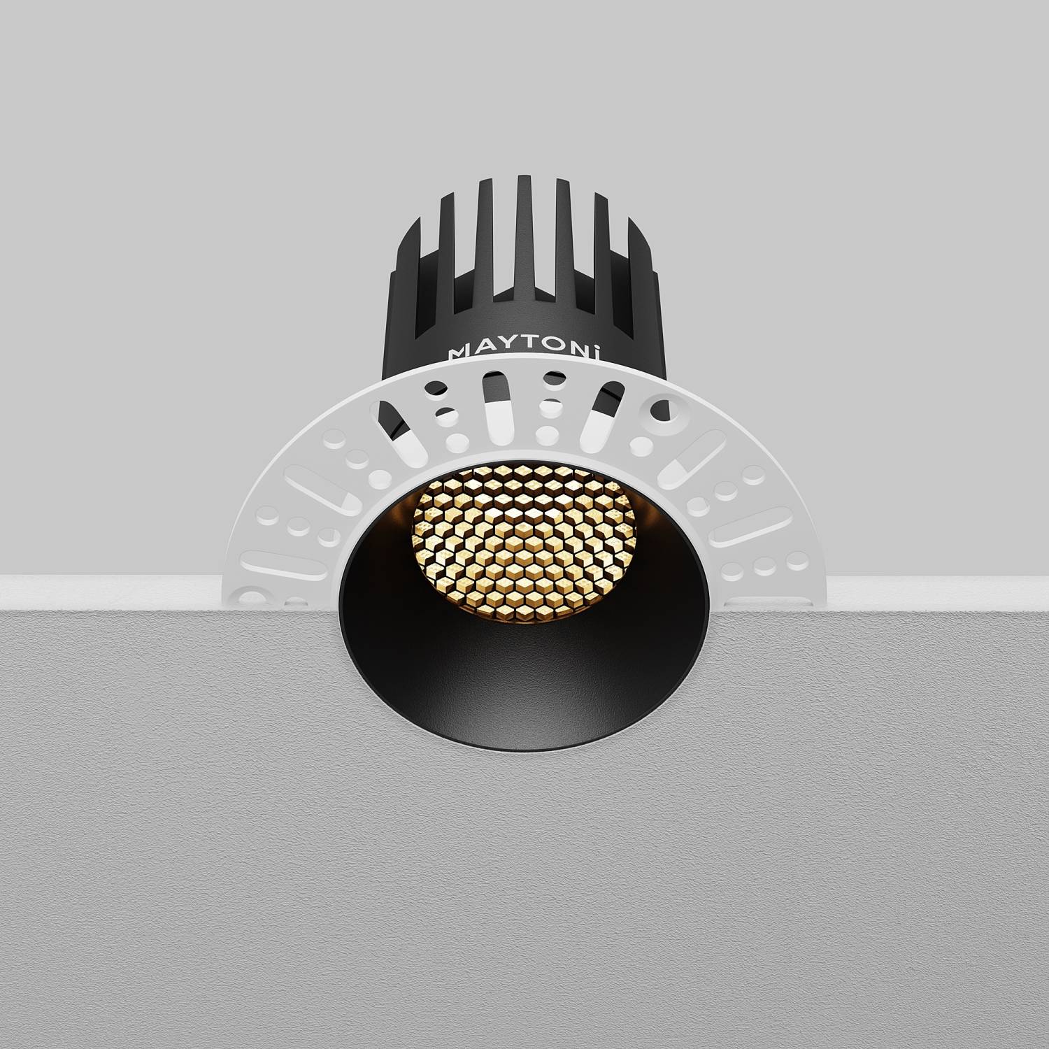 Встраиваемый светильник Maytoni Dip DL121-15W-2.7K-TRS-B