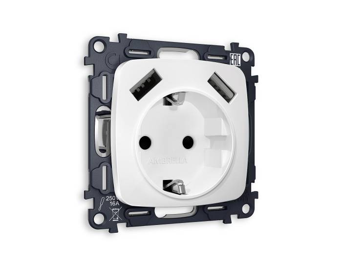 Розетка Ambrella Volt OMEGA MO129010