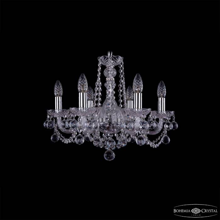 Подвесная хрустальная люстра 1402 Bohemia 1402/6/160 Ni Balls