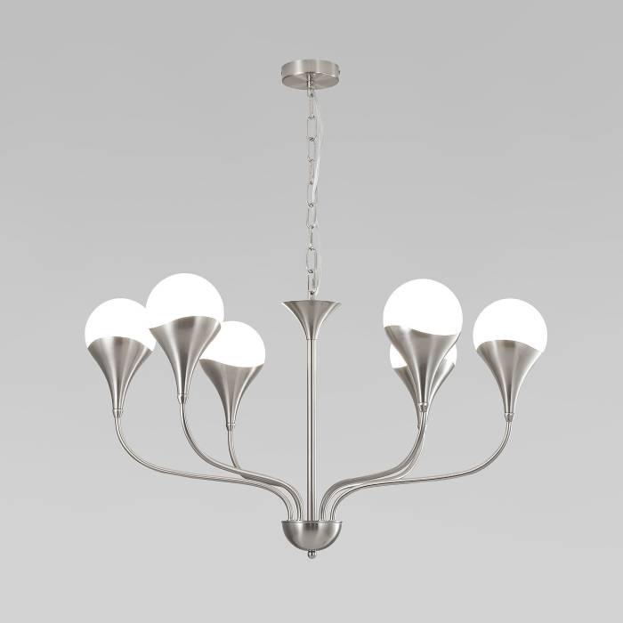 Подвесная люстра Eurosvet Calyx 60169/6 никель