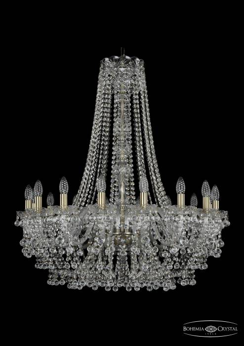 Подвесная хрустальная люстра 1409 Bohemia 1409/16/360/h-96 Pa