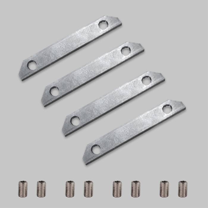 Комплект соединителей прямых 4шт для профиля IL.0050.3300 и IL.0050.3400 SMART LINE 220В IL.0050.3301