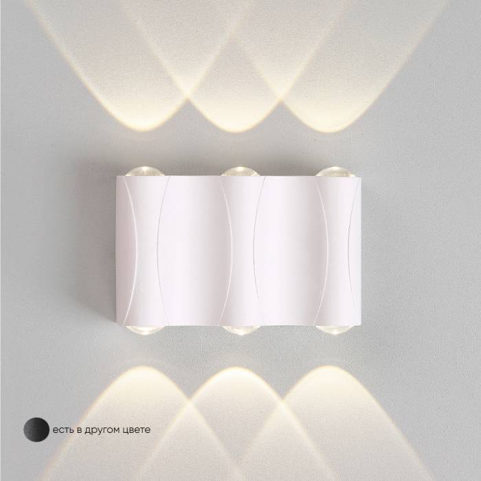 Уличный настенный светильник Crystal Lux Clt 022 CLT 022W3 WH 4000K Уличный настенный светильник Crystal Lux Clt 022 CLT 022W3 WH 4000K