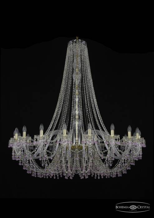 Подвесная хрустальная люстра 1410 Bohemia 1410/20/530/h-157 G V7010