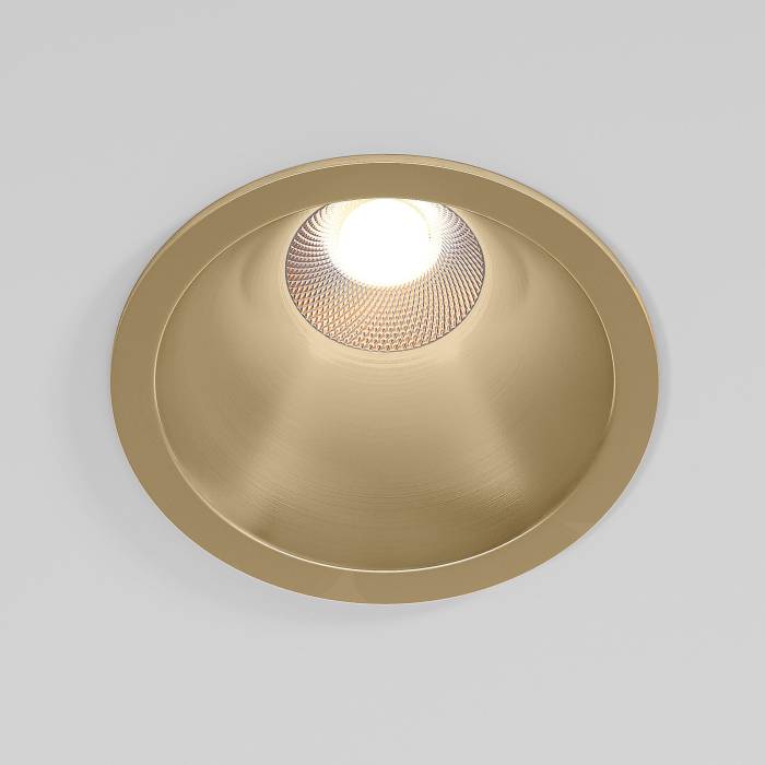 Встраиваемый светильник Elektrostandard Forte 25071/LED 15W 4000K латунь