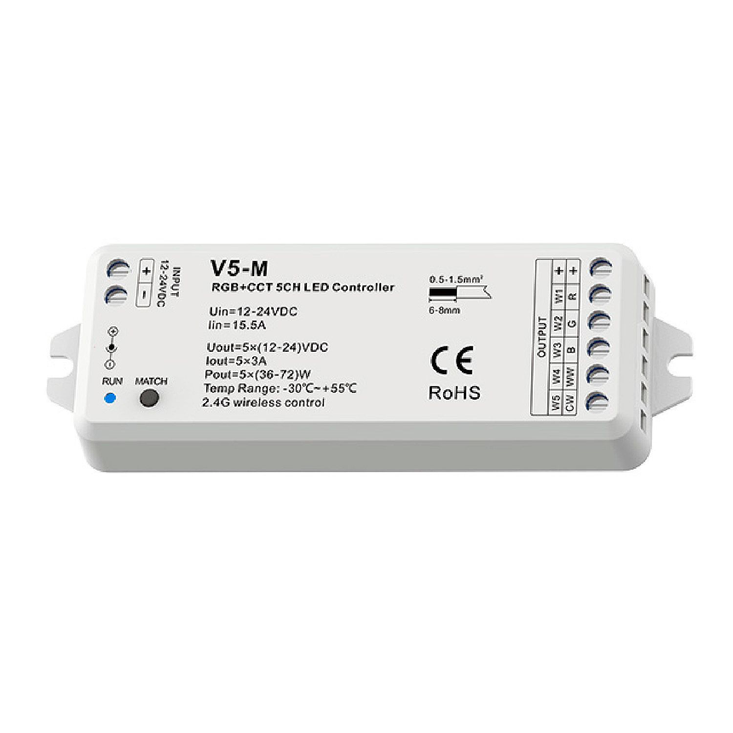 Контроллер, RGB+CCT Favourite Светодиодная лента 2001-CTR-006