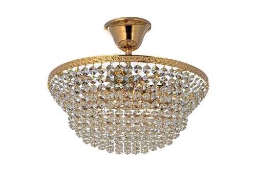 Потолочная хрустальная люстра Arti Lampadari Stella Stella E 1.3.30.505 G