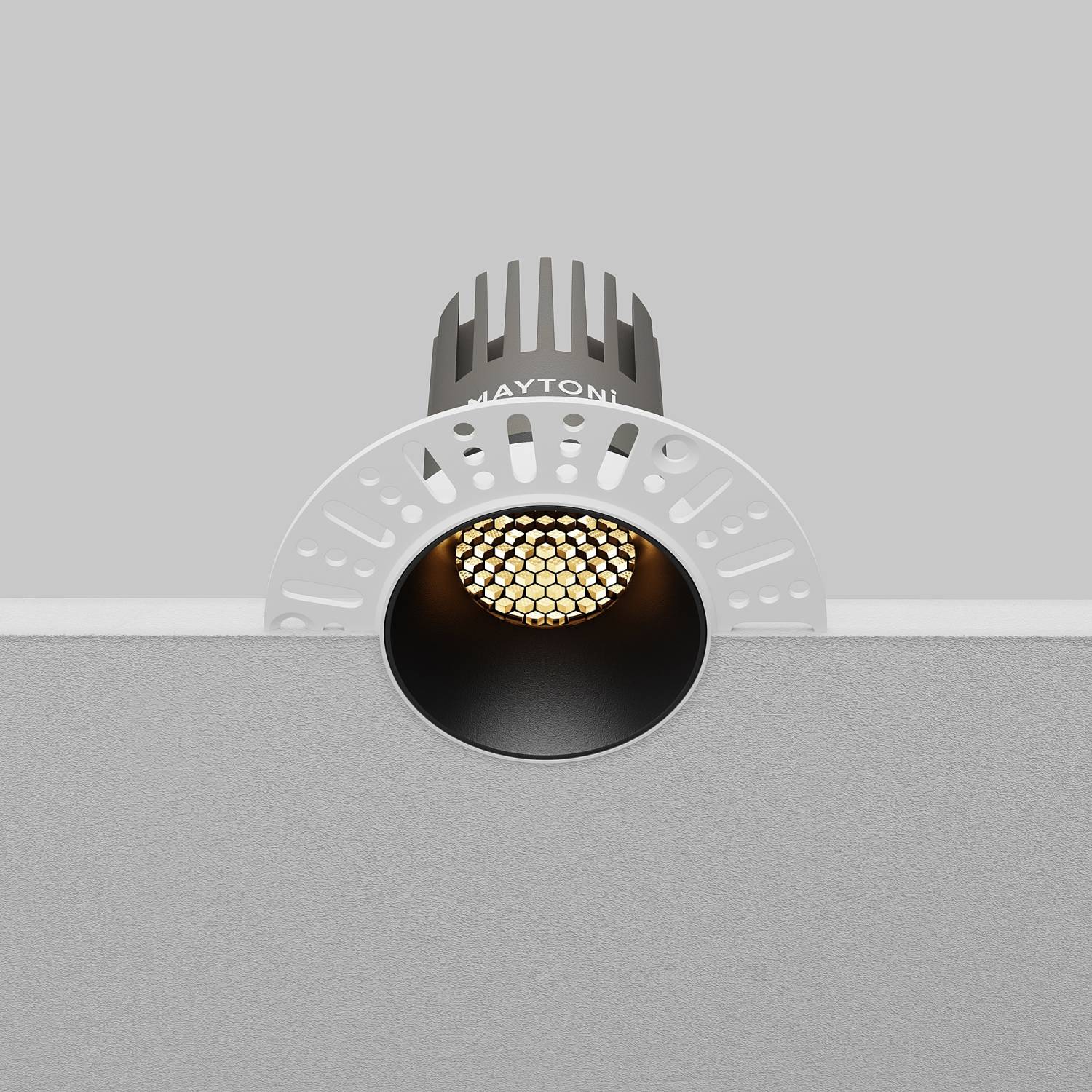 Встраиваемый светильник Maytoni Dip DL124-10W-2.7K-TRS-B