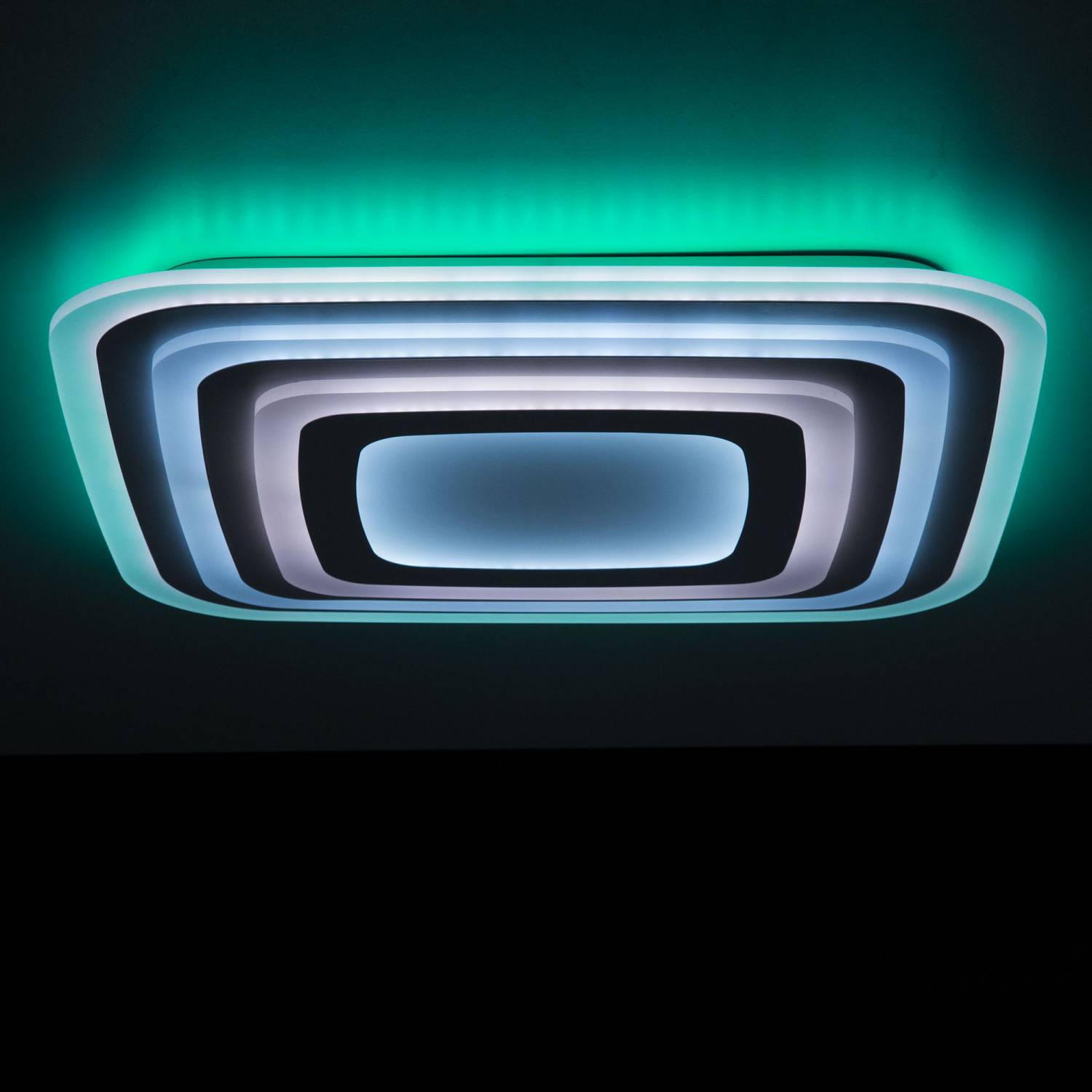 Потолочная люстра с пультом Триест Citilux CL737100RGB