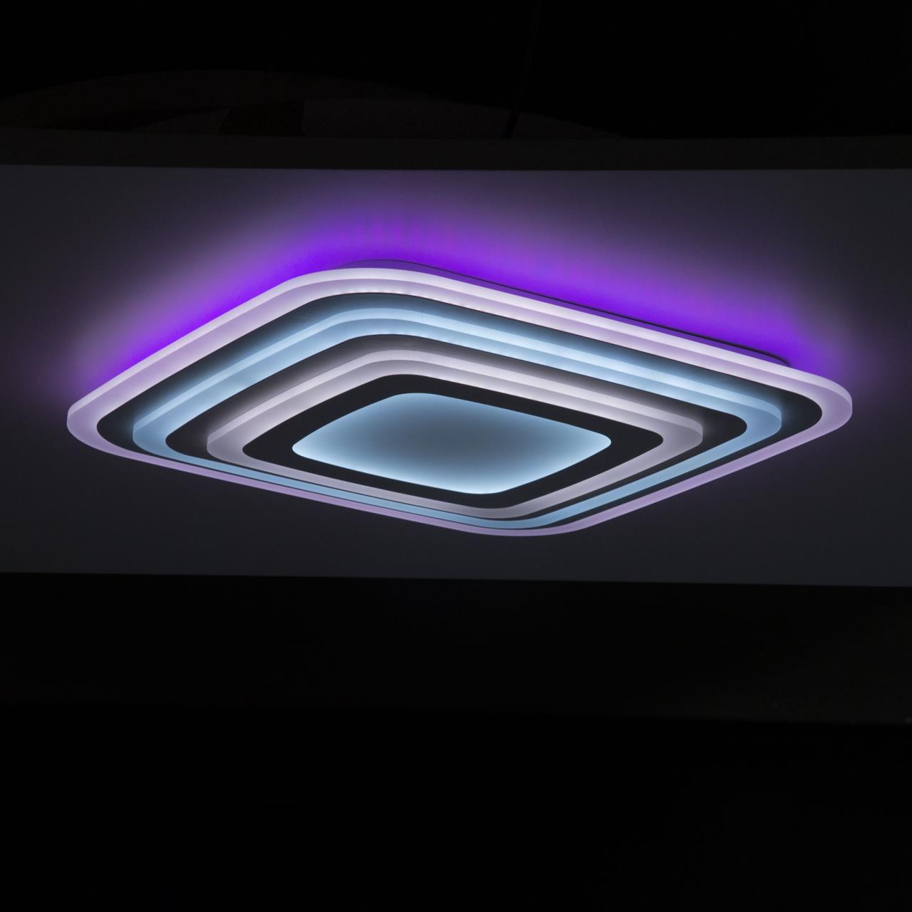 Потолочная люстра с пультом Триест Citilux CL737100RGB