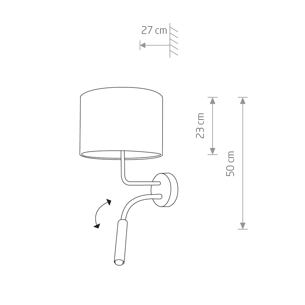 Настенное бра Nowodvorski Hotel Plus 9071