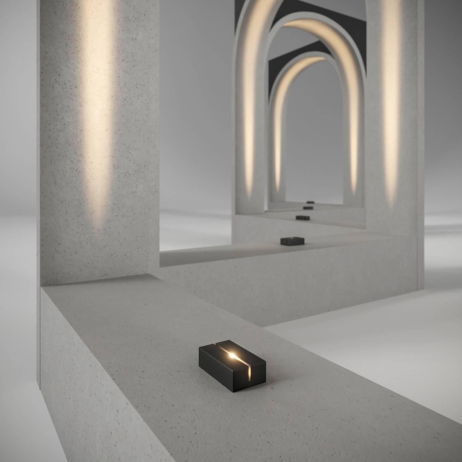 Накладной светильник с узколучевой линзовой оптикой для контурной подсветки оконных проемов Arlight Stripe 052858