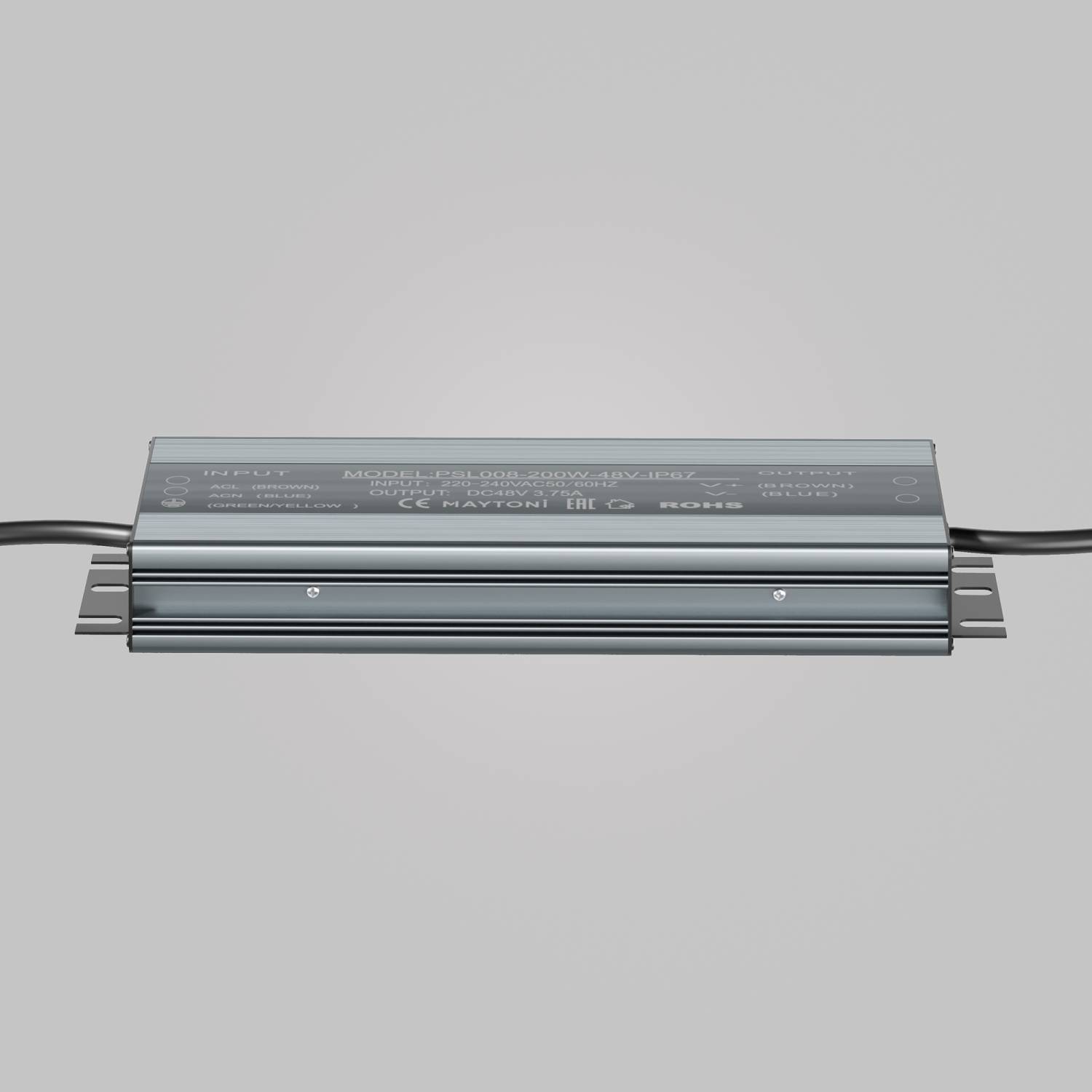 Блок питания Maytoni Power Supply Magnetic PSL008-200W-48V-IP67 Блок питания Maytoni Power Supply Magnetic PSL008-200W-48V-IP67